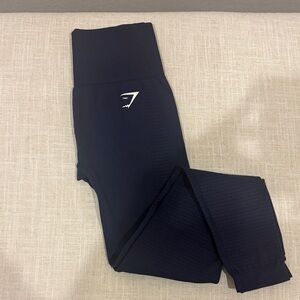 Gym Shark Navy High-Waisted Leggings; Size Small; Never Worn